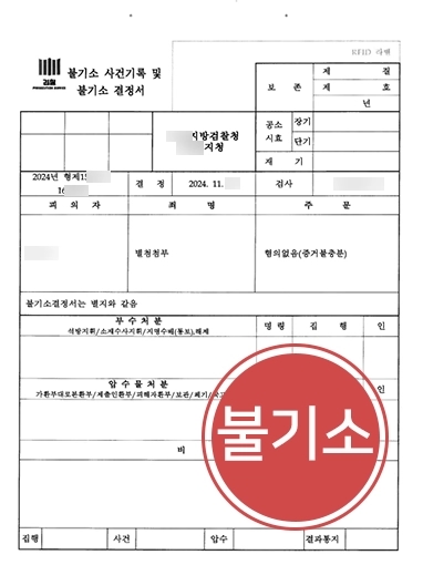 창원성범죄전문변호사 | 친족관계에의한강제추행 혐의, 불기소 결정